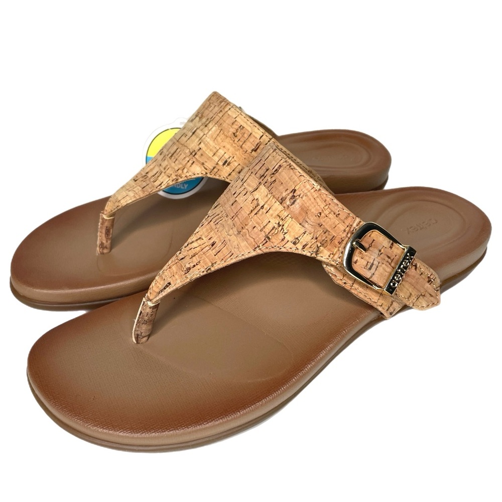 Aetrex Rita Cork Thong Sandal 8.5